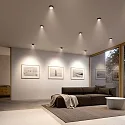SIGOR LED Einbauleuchte NIVO 111, 111mm, schwenkbar, 50°, 14W, 1800-3000K, 970lm, DTW, IP30, schwarz