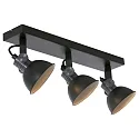 Steinhauer Steinhauer Spot BROOKLYN, 3 flames, GU10 LED, black