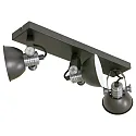 Steinhauer Steinhauer Spot BROOKLYN, 3 flames, GU10 LED, black