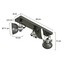 Steinhauer Steinhauer Spot BROOKLYN, 3 flames, GU10 LED, black