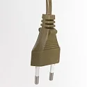 Steinhauer Tischleuchte ANCILLA, 33cm, mit kurzem Schirm, E14, mit Touch-Dimmer, bronze gebürstet / Opalglas weiß