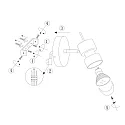 Steinhauer Aufbau-Strahler NATASJA, 1-flammig, inkl. GU10 LED 4.5W 2200-2700K 350lm (Dim To Warm), dreh- und neigbar, stahl gebürstet