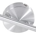 Steinhauer Aufbau-Strahlerleiste NATASJA, 4-flammig, inkl. 4x GU10 LED 7W 2200-2700K 480lm (D2W), dreh- und neigbar, stahl gebürstet