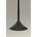 LEDS C4 pendant luminaire ALIVE SINGLE LED IP20, black dimmable