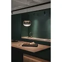 LEDS C4 pendant luminaire ALIVE SINGLE LED IP20, black dimmable