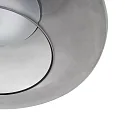 LEDS C4 LED Aufbau-Pendelleuchte PLAT SURFACE, IP20, 10.5W 2700/3000/4000K (CCT Switch), CRi 92, dimmbar, schwarz / rauchgrau