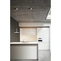 LEDS C4 pendant luminaire NET LED IP20, opal, white