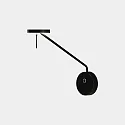 LED Wand- und Leseleuchte INVISIBLE READER LARGE, 37.4cm, mit Touch-Dimmer, verstellbar, schwarz, 11.2W 2700K 511lm 94°