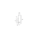 LEDS C4 LED Wand- und Spiegelleuchte DRESDE LED, IP44 , 10.5W 3000K 563lm, CRi >90, UGR <21, schaltbar, Chrom