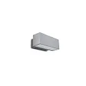 LED Außenwandleuchte AFRODITA LED DOUBLE EMISSION, IP66 IK04, Up/Down, 22cm, Schaltbar, 17.9W, 3000K, Grau