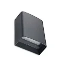LED Außenwandleuchte CLOUS 136MM SINGLE EMISSION, IP66 IK03, 11W 3000K 537lm 89°, schaltbar, Seeluft beständig, anthrazit