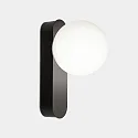 LEDS C4 LED Bad-Wandleuchte PERLINA IP, IP44, 8.8W 2700/3000/4000K 391lm (CCT Switch), CRi 92, schaltbar, schwarz / opal