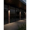LEDS C4 Outdoor LED Wandstrahler EKO SINGLE EMISSION STANDARD, IP66 IK07, Down, gerade, 6.1W 3000K 369lm 24°, starr, dimmbar, schwarz