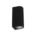 Outdoor LED Wandleuchte EKO DOUBLE EMISSION, IP66 IK07, Up/Down, 12.2W 3000K 738lm 24°, starr, dimmbar, schwarz