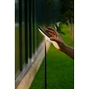 LEDS C4 LED Erdspießleuchte INVISIBLE ADJUSTABLE, IP54 IK04, 33-123cm, 10.7W 3000K 469lm, 355° neigbar, seeluft-beständig, schwarz