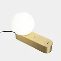 LED Tischleuchte PERLINA USB-C, IP20, 8.8W 2700/3000/4000K (CCT Switch), CRi 92, USB-C Port + Touch-Dimmer , gold / opal