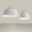 LEDS C4 wall and ceiling luminaire MISO Ø 285MM E27 IP20, white matt dimmable