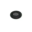 Outdoor LED Einbauleuchte EKO DOWNLIGHT, IP66 IK07, 6.1W 3000K 369lm 24°, UGR <10, mit Clipfedern, starr, dimmbar, schwarz