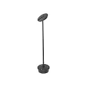 Outdoor LED Sockelleuchte INVISIBLE 600MM, IP54 IK04, 60cm, 10.7W 3000K 469lm 111°, neigbar, seeluft-beständig, schwarz