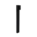 LED Pollerleuchte EKO BOLLARD STANDARD, IP66 IK07, 80cm, Down, gerade, 6.1W 3000K 369lm 24°, starr, dimmbar, schwarz