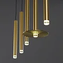 metal disc, gold