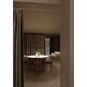 LEDS C4 Pendelleuchte IRIS PENJANT TRIMLESS 5.7W 4000K CRI 90 schwarz IP20