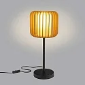 LEDS C4 table lamp VIVA E27 IP20, light wood, black