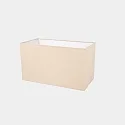 LEUCHTENSCHIRME (ZUBEHOR) SHADE RECTANGULAR 285X170X150MM SANDGESTRAHLT