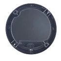 LEDS C4 outdoor wall luminaire ONE round IP54, opal, black