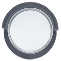 LEDS C4 Outdoor LED Wandleuchte CREU ø17cm, 15,1W, 2700/3200/4000K, 1650lm, IP65, schaltbar, rund, schwarz, opal
