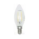 LED Filament Kerzenform C37, E14, 4.5W 2700K 470lm, dimmbar