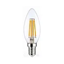 LED Filament Kerzenform C35, E14, 7W 2700K 810lm, klar