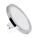 LED Diffusor-Leuchtmittel, AQUA Ø 11cm, GU10, 230V, 7W 2700/4000K (CCT Switch) 400lm 110°, schaltbar , chrom