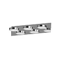 Spiegel-Wandleuchte AQUA ONNA, 3-flammig, IP44, inkl. 3x GX53 Diffusor, je 6W 2700K/4000K (CCT Switch) 500lm 110°, chrom