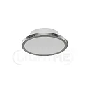 LightMe Deckenleuchte AQUA DISK-1, IP44, 1-flammig, inkl. GX53 Diffusor (Ø 14.7cm), 8W 650lm 2700/4000K 540lm 110°, blattsilber