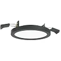 Einbauleuchte AQUA PLANO, IP44, Ø 14.7cm, inkl. GX53 Diffusor, 8W 2700/4000K (CCT Switch) 650lm 110°, schwarz