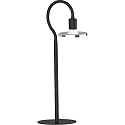 LED Tischleuchte SIMPLESSA, inkl. Diffusorlampe GU10, 5W 2700K 350lm, 3-stufig dimmbar, chrom/schwarz