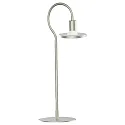 LED Tischleuchte SIMPLESSA, inkl. Diffusorlampe GU10, 5W 2700K 350lm, 3-stufig dimmbar, Nickel/Nickel