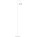 LED Stehleuchte SIMPLESSA, inkl. Diffusorlampe GU10, 8W 2700K 650lm, 3-stufig dimmbar, weiß/chrom