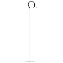 LED Stehleuchte SIMPLESSA, inkl. Diffusorlampe GU10, 8W 2700K 650lm, 3-stufig dimmbar, schwarz/chrom