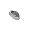 LED Leuchtmittel POWERLENS Ø 7.5cm, GX53, 4.8W 2700K 350lm 60°, schaltbar, weiß