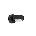 LIGHTME LED Wandleuchte 60° inkl. GX53, 4,8W, 2700K, 420lm, IP20, schwarz