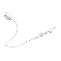 LIGHTME LED Schreibtischleuchte POWERLENS SNAKE 60°, inkl. GX53, 4,8W, 2700K, 420lm, IP20, weiß