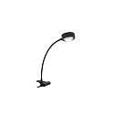 LIGHTME LED Schreibtischleuchte POWERLENS FLEX inkl. GX53, 60°, 4,8W, 2700K, 420lm, IP20, schwarz