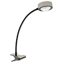 LIGHTME LED Schreibtischleuchte POWERLENS FLEX GX53, 60°, 4,8W, 2700K, 420lm, IP20, titan