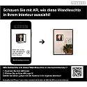 Lucide Wandleuchte RUBEN, 1xE27, 22 x 18 x 22cm, schwarz