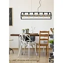 Lucide Pendelleuchte FABIAN, 6xE27, schwarz