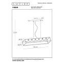 Lucide Pendelleuchte FABIAN, 6xE27, schwarz