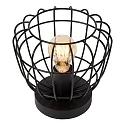 Lucide Tischleuchte FILOX, Ø 20 cm, 1xE27, schwarz