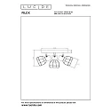 Lucide Deckenstrahler FILOX, Ø 25 cm, 1xE27, schwarz